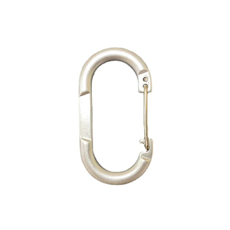 65mm Flat Aluminium Oval Carabiner