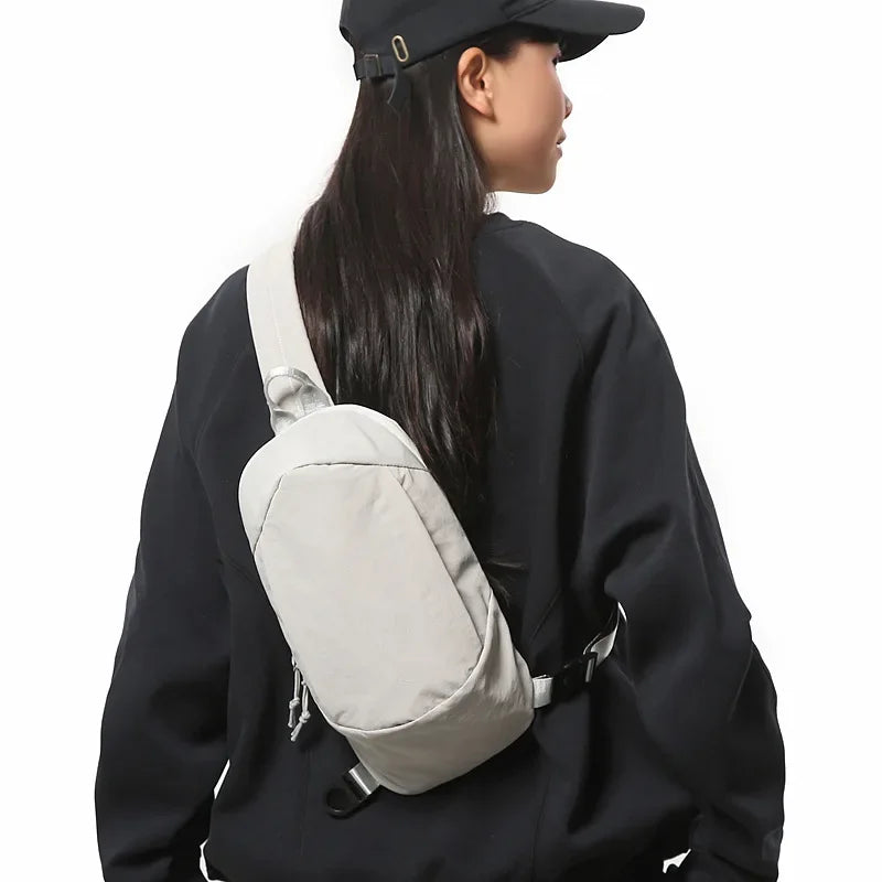 Casual Portable Women Nylon Shoulder Bags Light Multi-pocket Men's Crossbody Chest Bag Outdoor Sports Waterproof Female Handbag