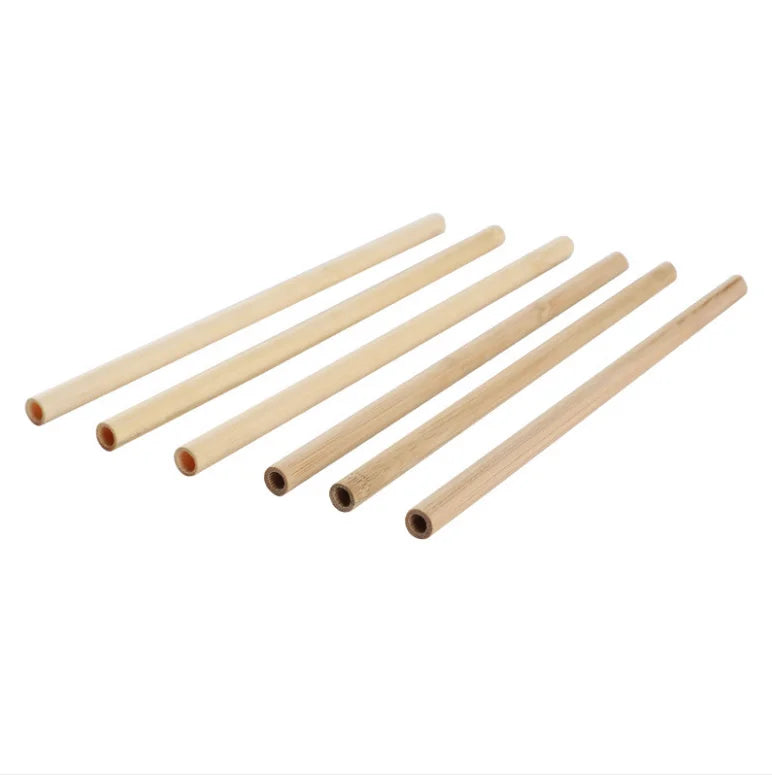 Eco-friendly Food-Grade Natural Corn Tableware Biodegradable PLA Bamboo Fiber Straws for Daily Use & Environmentally Conscious
