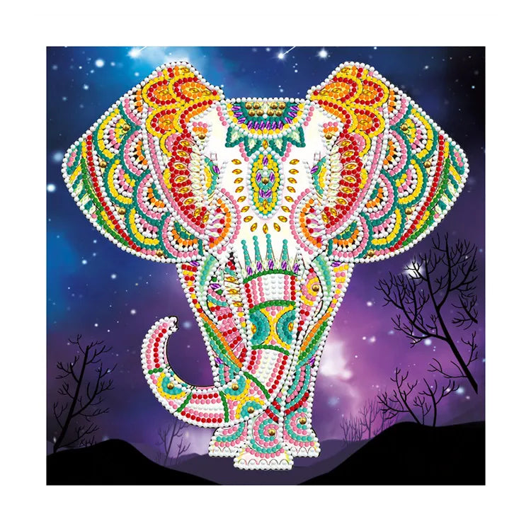Wholesale 5d Luminous Diamond Painting Solid Wall Arts Special Shape Partial Diamond Art Painting