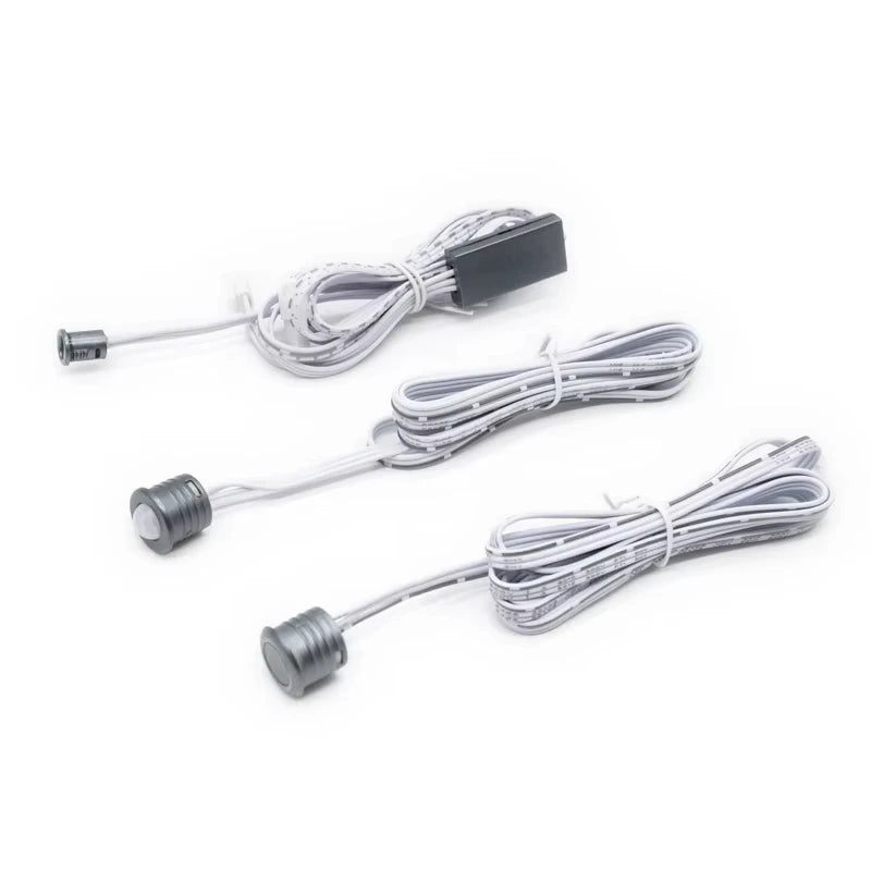 Hot Sale 12V Aluminium Touch Dimmer Switch Sensor Wall-Mounted Single Key LED Light Control for Smart Home Lighting