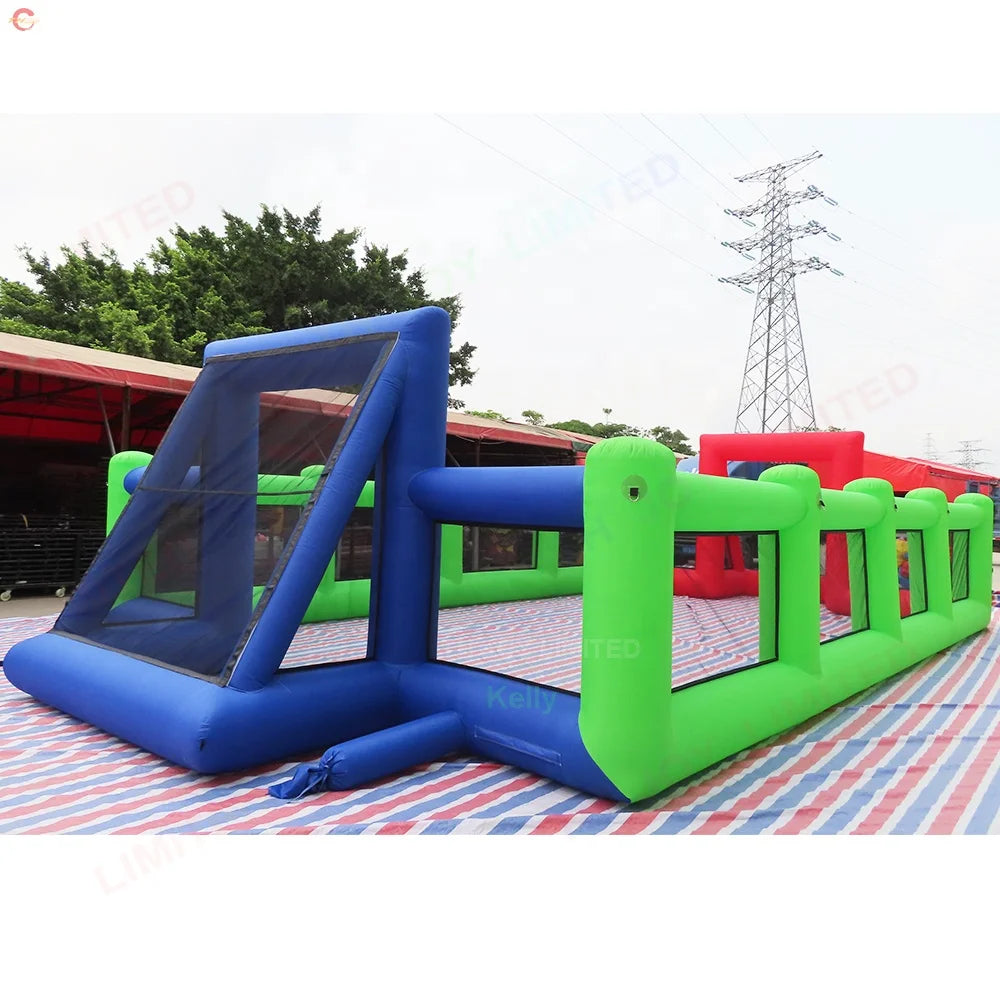 Free Shipping Oxford Fabric Inflatable Football Field Portable Inflatable Football Soccer Pitch for Sale