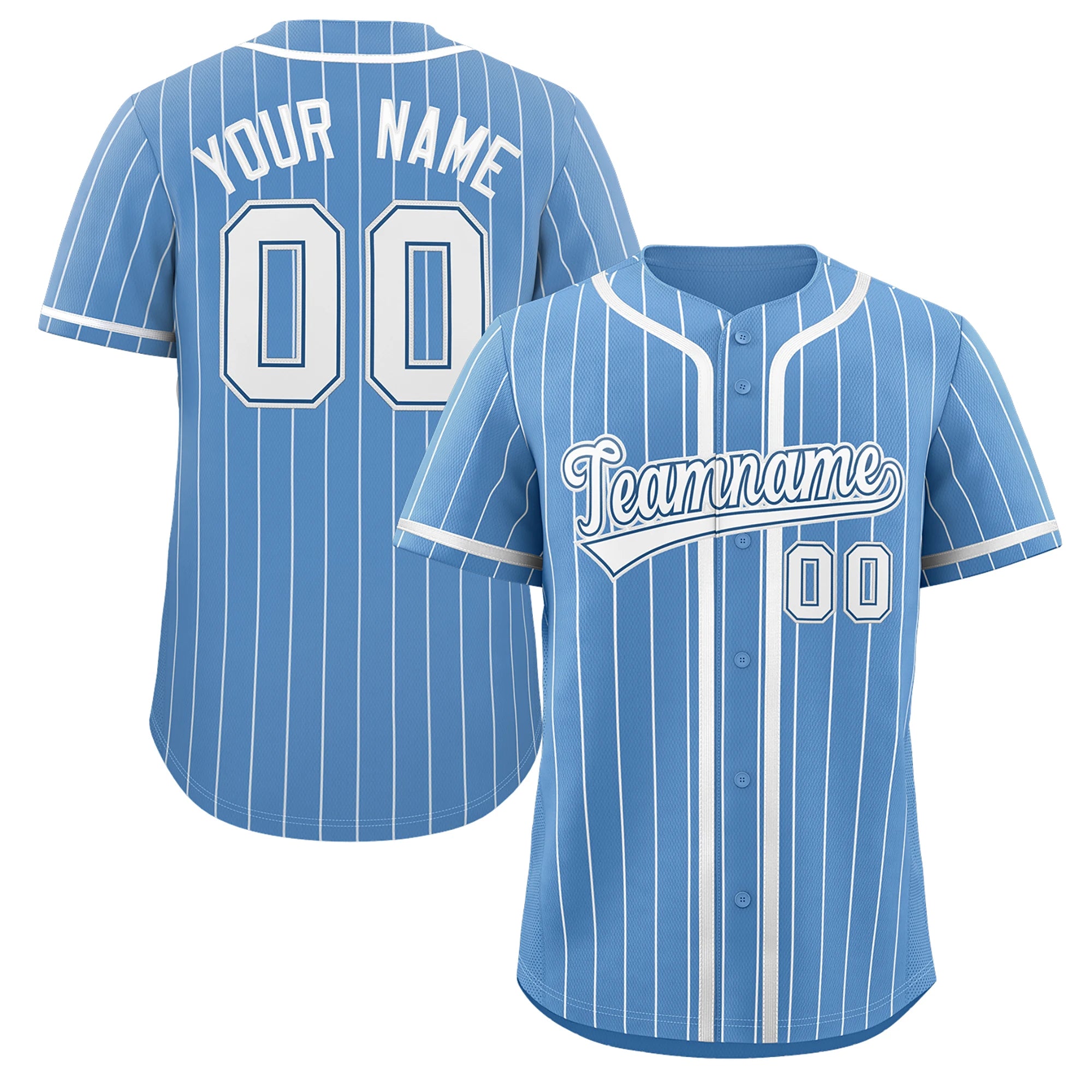 Customized Baseball Jersey Strips T Shirts Pinstripe Baseball Jersey
