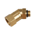 High Pressure Cleaning Machine Water Gun Head Accessories 360 Degree Rotating Bent Gun Head M14 Angle Pure Copper Metal