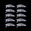 Wholesale MI061-0 5cm 2.7g DIY Hard Plastic Bait Unpainted Blank Mini Minnow Fishing Lures
