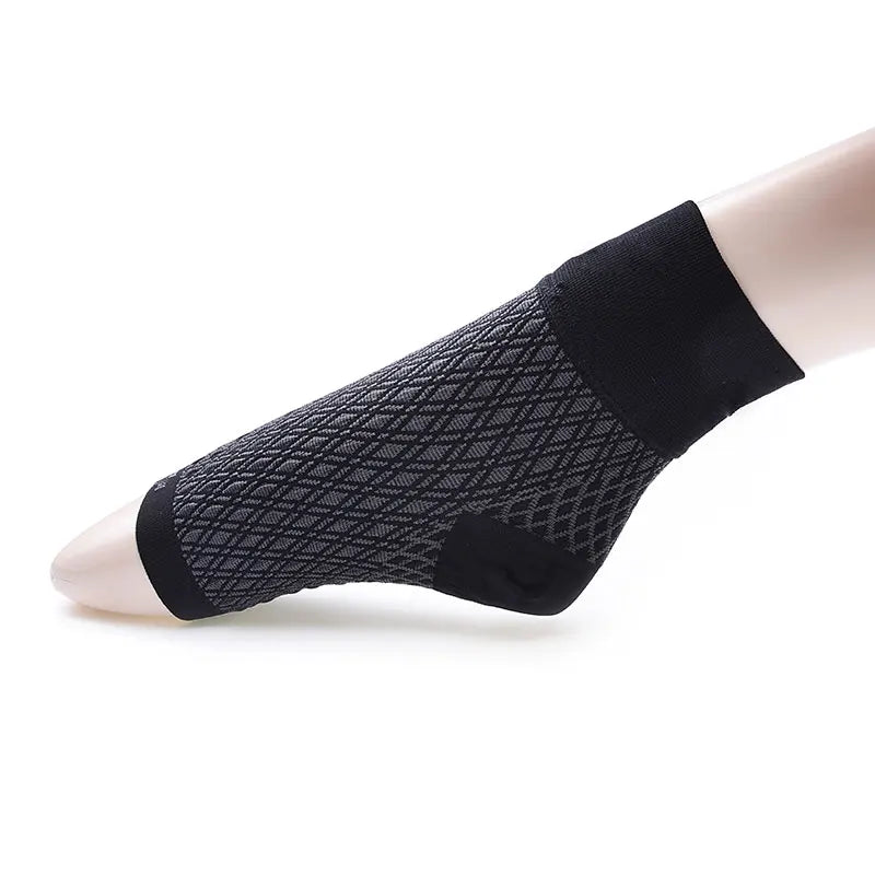 Custom Medical Compression Ankle Socks With Open Toes