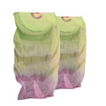 Romantic Violet Gradient Color for Belly Dance Performance Silk Hand Fans Veil