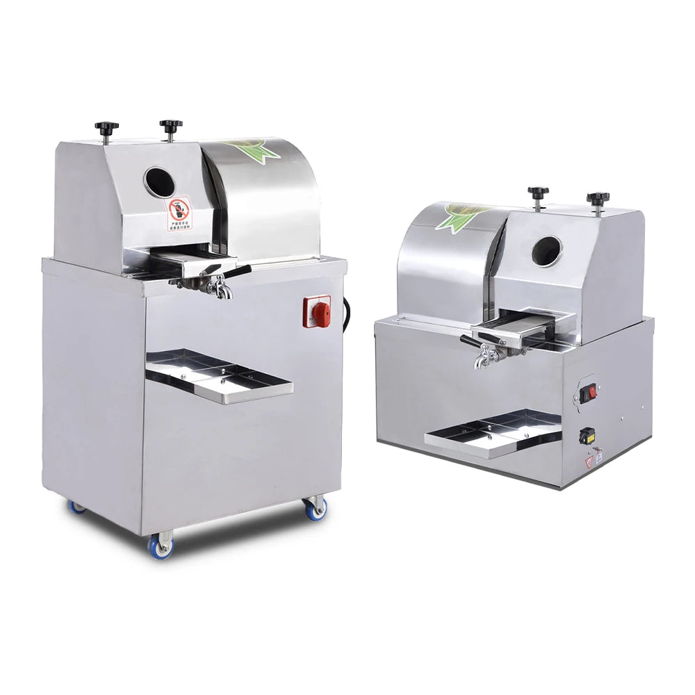 Automatic Sugar Cane Juice Extractor 300Kg/H Commercial Battery Juicer Sugarcane Pressing  Machine for Shop