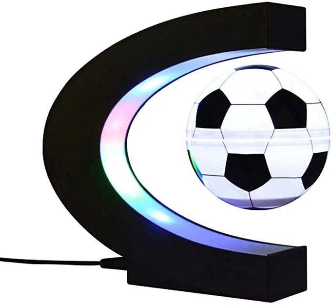 Magnetic Levitation Soccer Magnetic Levitation Floating Football With C Shape Base 360 Degree Rotation