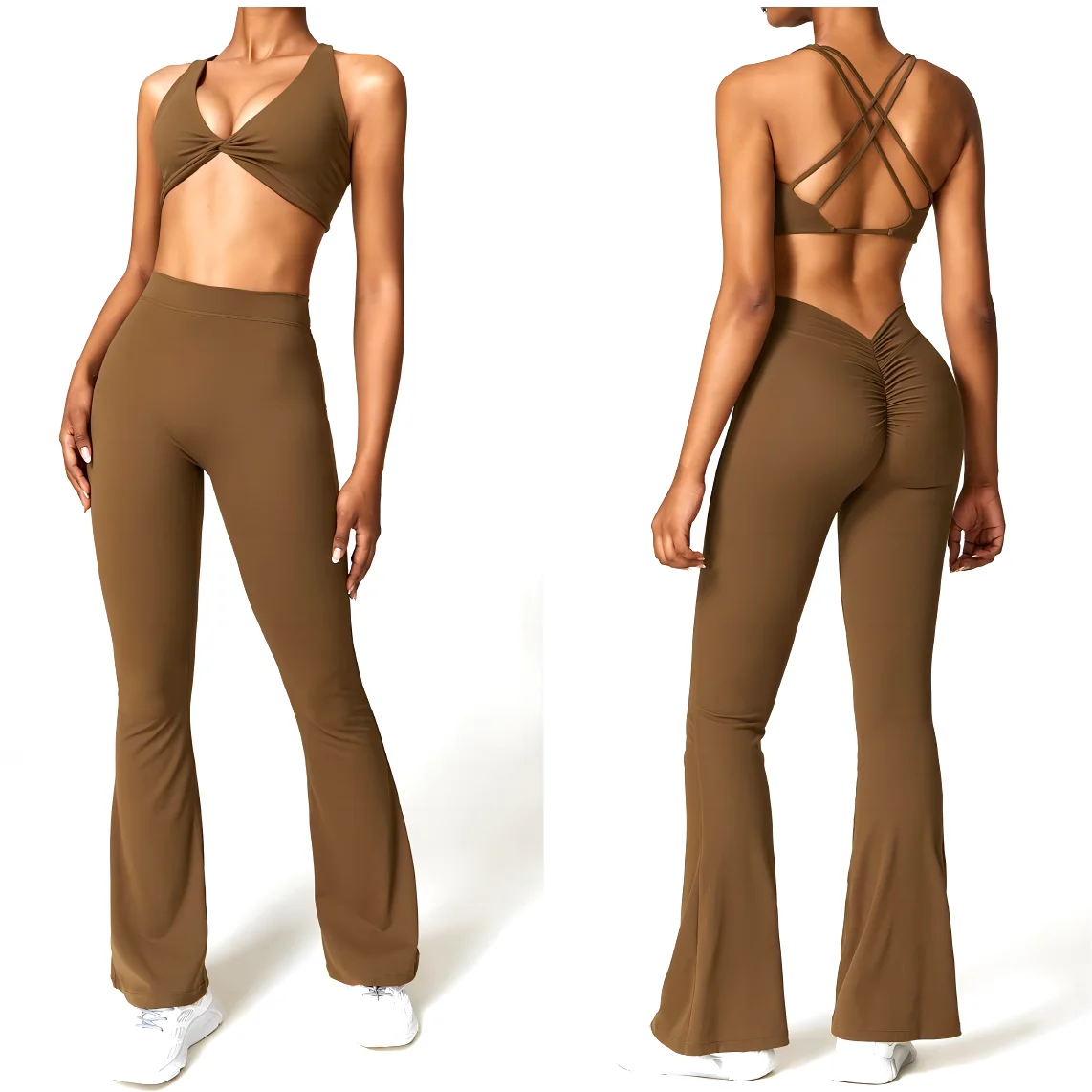 Custom Logo Women New Hot Selling Sport Wear Clothing 2 Piece Sets Lightweight Gym Fitness Yoga Sets