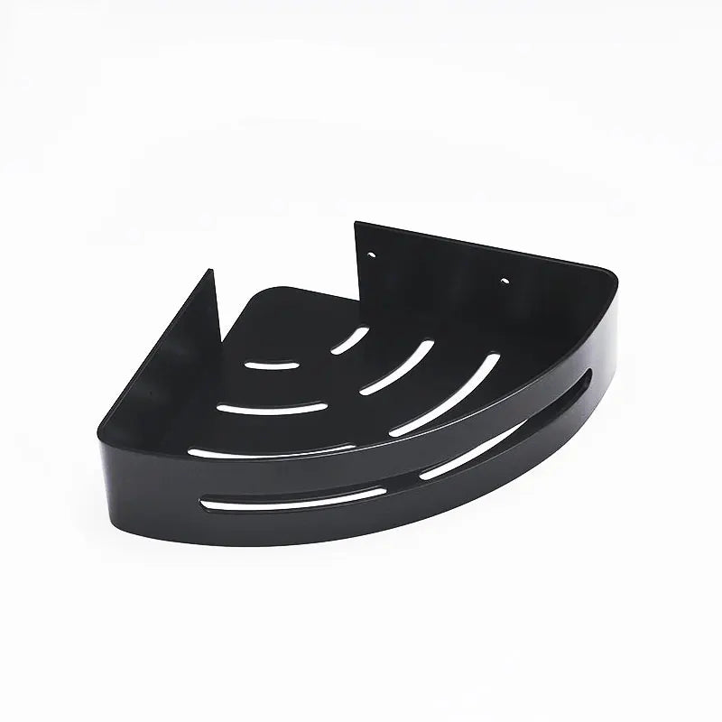 Luxury Bathroom Standing Metal Bathroom Shelf Nail-free and Punch-free Installation Corner Bathroom Shelf