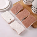Woxin Custom Kitchen Cleaning Biodegradable Natural Wood Cellulose Sponge Scrub Sisal Dish Washing Sponge