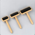 Environmentally Friendly Beech Wood Remover Pet Fur Brush Wholesale Dog Brush Long Hair
