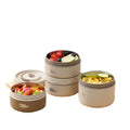 Food Grade Stainless Steel Lunch Box and Food Container Set Microwave Safe with Portable Bag for Office Workers and Students