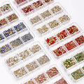 Mix Sizes Nail Rhinestones Pointed Bottom Flash High Quality Crystal Stone 3D Fingernail DIY Decoration Accessories