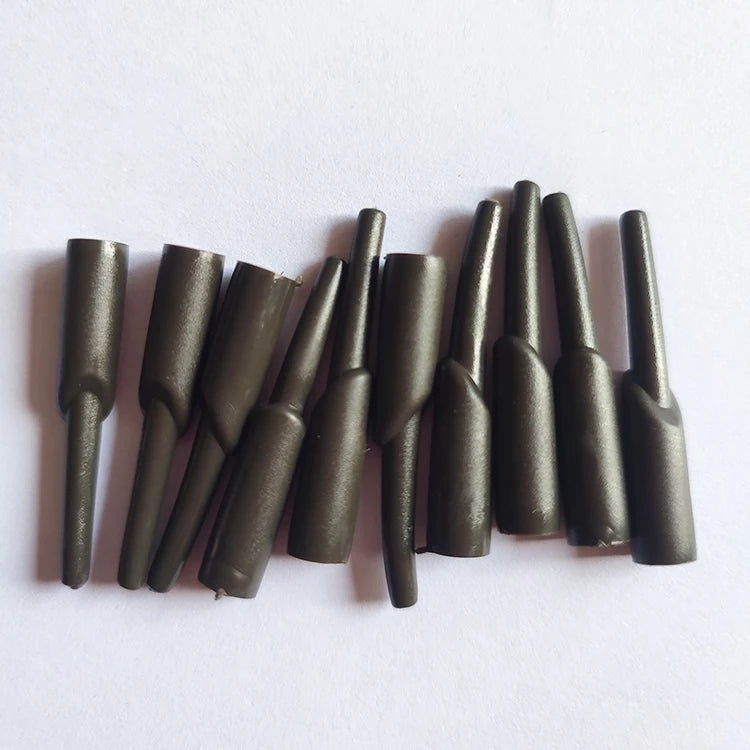 Alpha Carp Fishing Safety Lead Clips with Anti-Tangle Rubber Sleeves Terminal Tackle for Carp Fishing