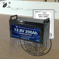 12v 200Ah LiFePO4 Lithium Deep Cycle Battery up to 4000 Cycles for RV Marine Solar Off-grid CCTV Backup