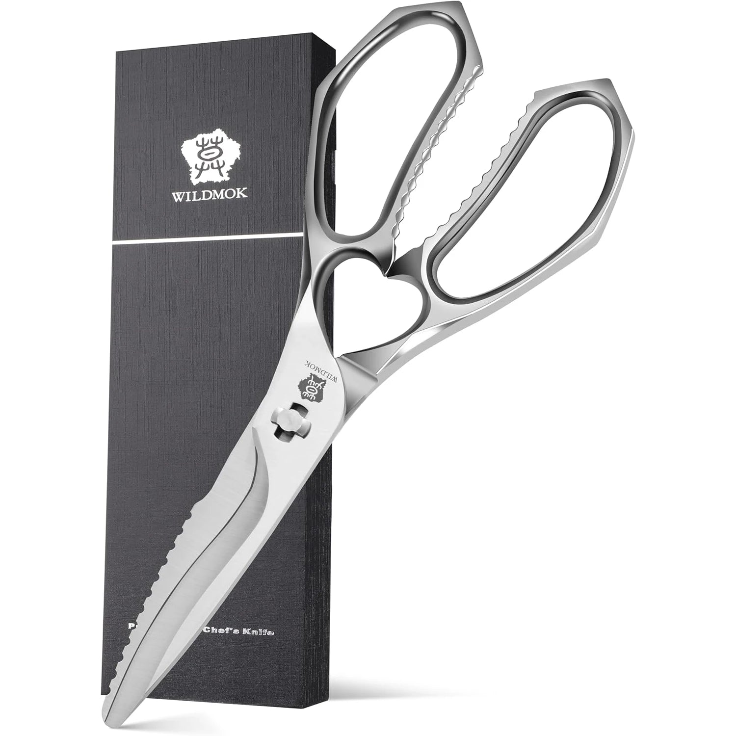 WILDMOK Kitchen Scissors - Heavy Duty 8.8 Inch Multi-function Stainless Steel Shears Ultra Sharp All Purpose Scissors