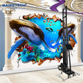Wheeled the Wall Printer High-definition 2.5m/3m Automatic Drawing Paintings and Wall Arts Textile Machinery