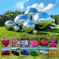 Wedding Event Decoration Plastic Ball 1m Clear Plastic Ball Giant PVC Gold Mirror Ball Inflatable Nightclub Big Shiny