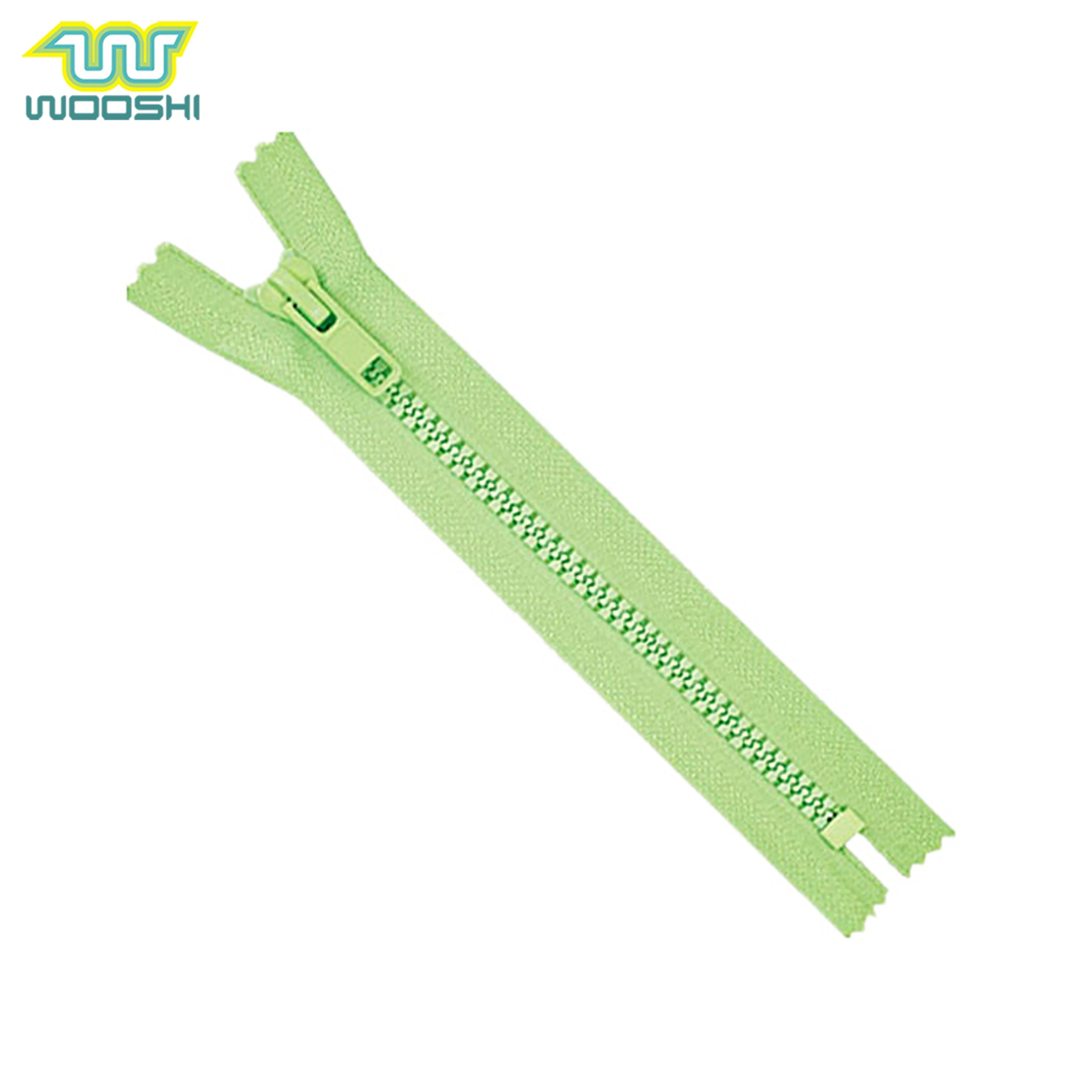 5# Plastic Zipper Close-end Finished Zipper With Auto-lock Slider for Bags Garment