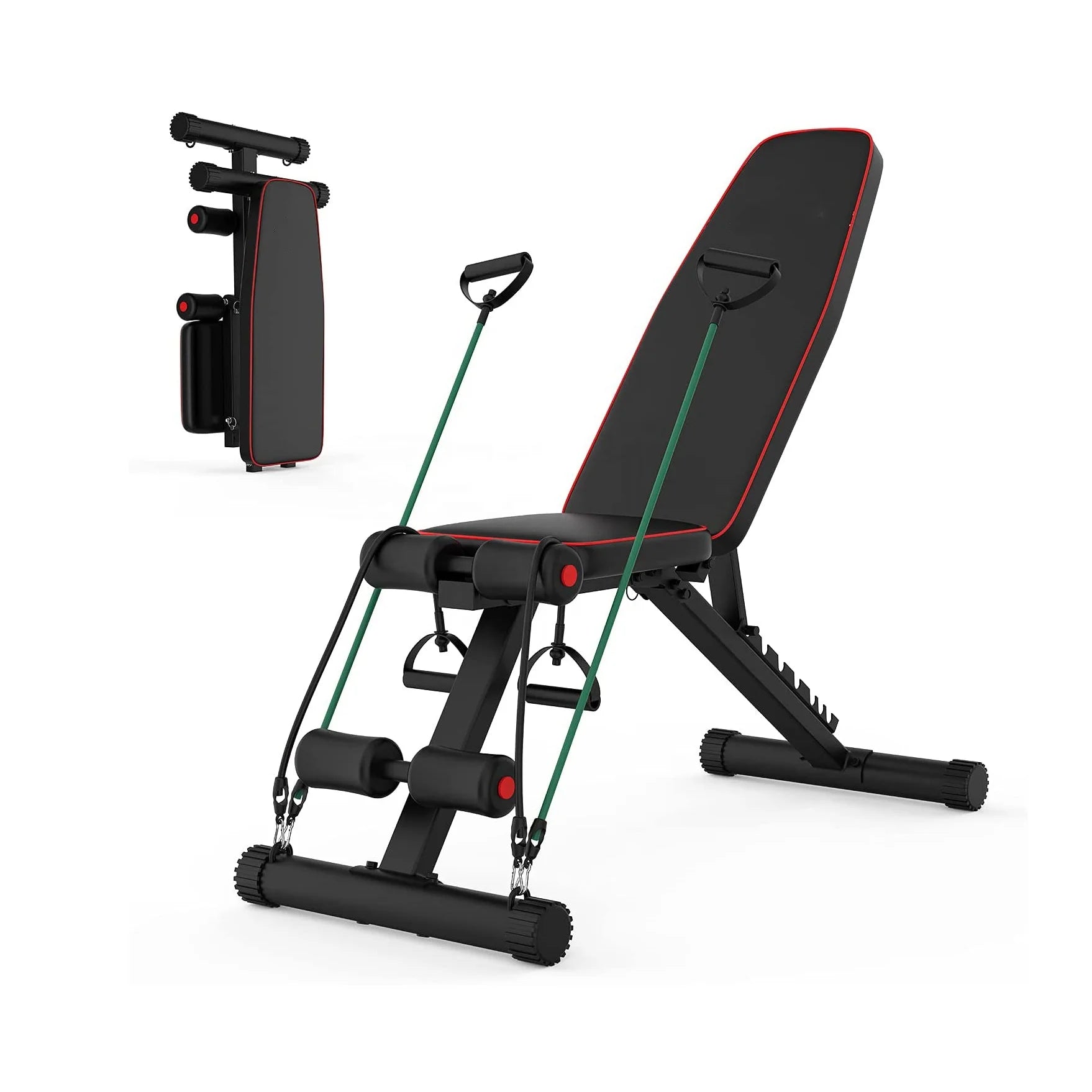 FDFIT Adjustable Fold Custom LOGO Weight Bench Sit up Dumbbell Benches Gym Home Weight Fitness Equipment