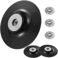 PEXMIENTAS 5 Inch Rubber Hand Using Sanding Block Hook and Loop Backing Grinding Disc Foam Hand Pads