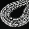 Hot Sale 4mm 6mm 8mm 10mm 12mm Natural Clear Quartz Crystal Round Loose Crystal Beads for Bracelet Jewelry Making