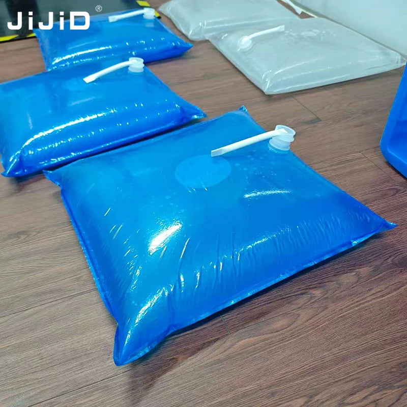 JIJID 13.6L Beverage Container Bags with Tube Cap Food Grade Non-Leakage BIB Bag in Box for Dairy Milk Packaging
