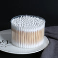 300pcs Disposable Bamboo Stick Surgical Sterile Extra Large Cotton Swab for Baby Use