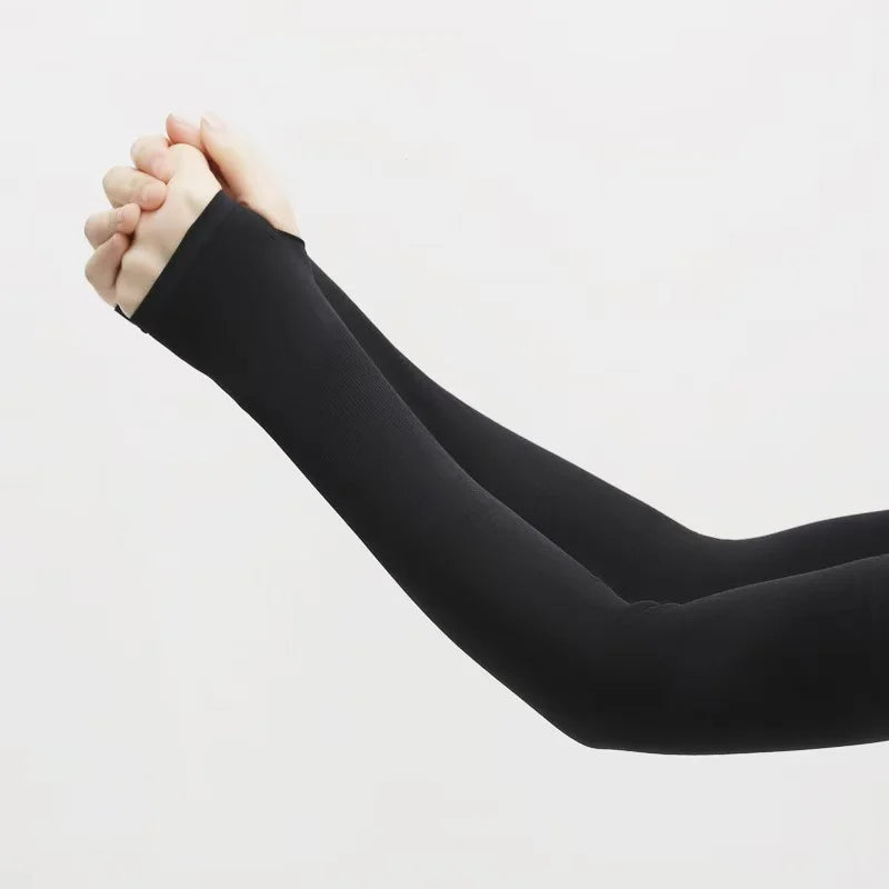 Unisex Quick Dry Spandex Cycling Arm Sleeves Four-Season Cooling UV Protection Custom Sports Outdoor Gear for Summer Heat