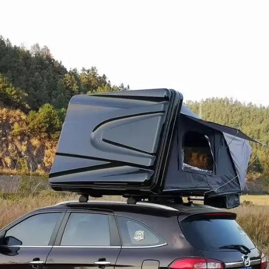 4-Person Off-Road Overland Car Camping Roof Tent Side-Open Hard Shell Top for Adventure Outdoors