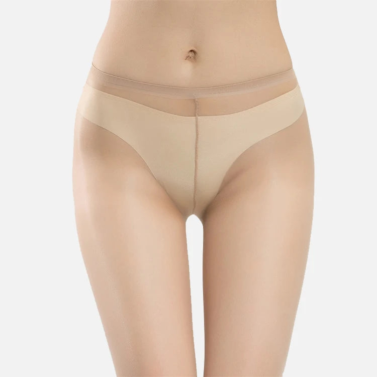 10D Nylon Pantyhose  Women Summer Thin  Anti-Hook Snagging Resistance Compression Transparent Solid Knitted