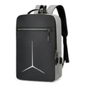 Reflective Business Unisex Capacity Anti-theft Waterproof Shoulder Backpack Usb Charging