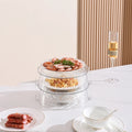2 Layer  Multilayer Stackable Dust Proof Plate Food Cover Round Dish Cover Clear Plastic Insulation Food Cover