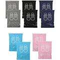 Recyclable Wholesale Dust Pouch Drawstring Non-Woven Fabric Shoes Bag With PVC Window Travel Storage Bags