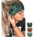 New Boho Women's Headband Elastic Mandala Flower Floral Wide Spa Makeup Cross Turban Twist Knotted Sweatband