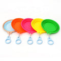 OEM ODM Portable 12oz 350ML Integrated Molding Food Grade Collapsible Foldable Pet Cat Dog Food Water Feeding Dish Travel Bowl