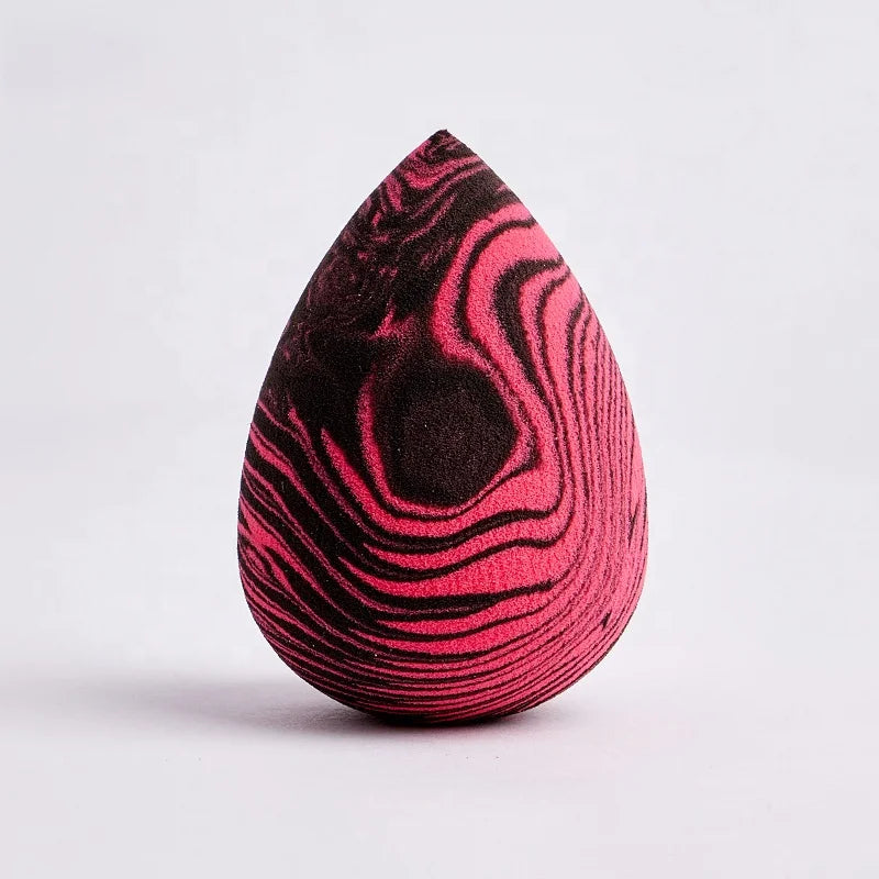 Wholesale Soft Makeup Manufacture Cosmetic Custom Logo Two Color Mixed Beauty Egg Sponge Makeup Latex Free Blender Makeup Sponge