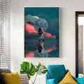 Astronaut Moon Abstract Canvas Prints Poster Nordic Wall Art Picture Home Decor