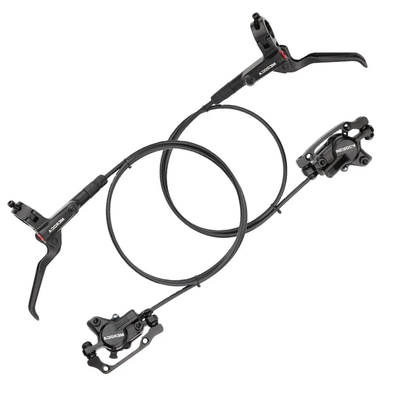 MEROCA 800/1400 mm 2 Piston Hydraulic Disc Brake Device Mountain Bike Front Wheel Garbu Depan Sepeda Kit for Downhill Riding BMX