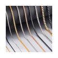 Fashion Jewelry Box Chain Necklace 2mm/2.5mm/3mm 18k Gold Plated Stainless Steel Necklace