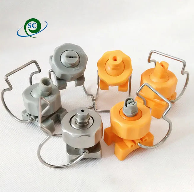 CS Quick-Connect Plastic Pipe Clip-on Adjustable Swivel Ball Pipe Clip Nozzle