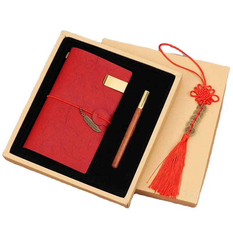 Promotional Company Gift Set Business Pen Notebook Gift Set Custom logo