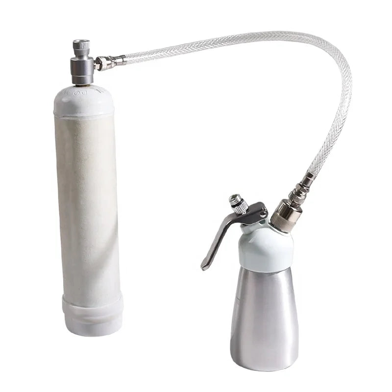 Whipped-Cream Dispenser Charger Hose Adapter  Cream Whipper Head Replacement Holder
