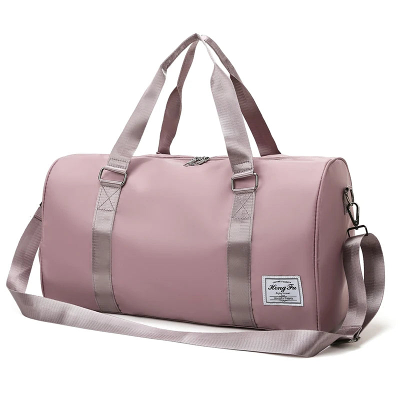 2022 Hot Selling Duffel Bag Women Yoga Travel Bag with Shoe Compartment Waterproof Gym Bag