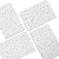 KENTE 8~22MM Square Mineral Fiber Ceiling Tiles Sheet Sound-Absorbing Board for Apartment Use