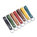 Waterproof Car Keychain with Leather Case and Buckle Small Zipper Closure Female Gift Jewelry U Disk Lanyard