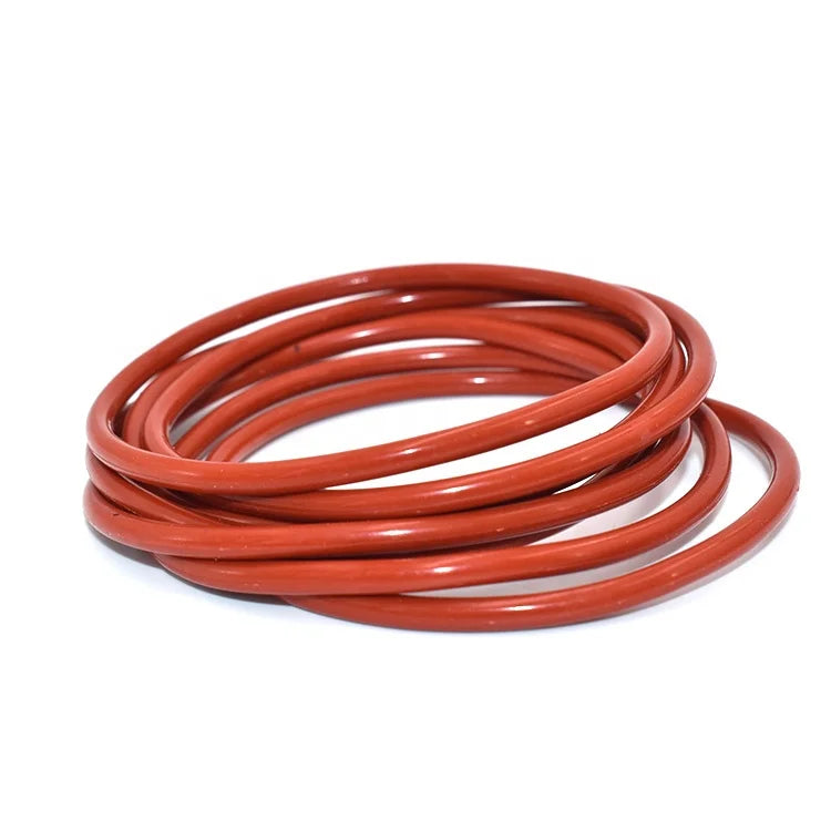 Factory Price Standard Red Silicone O-Rings 50 Shore a for Auto Sealing