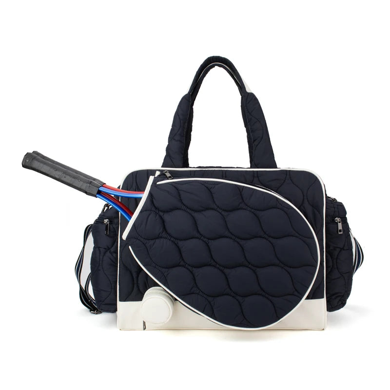Hot Sale Women Puffer Pickleball Tennis Racket Bag Duffel Luggage Sport Handbags for Women Crossbody Bag Ladies